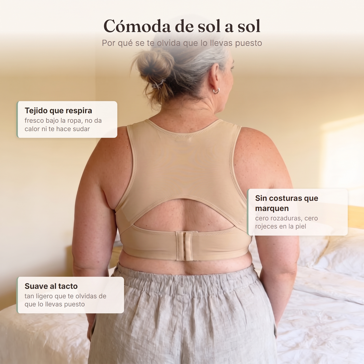Sujetador Postural Sin Varillas