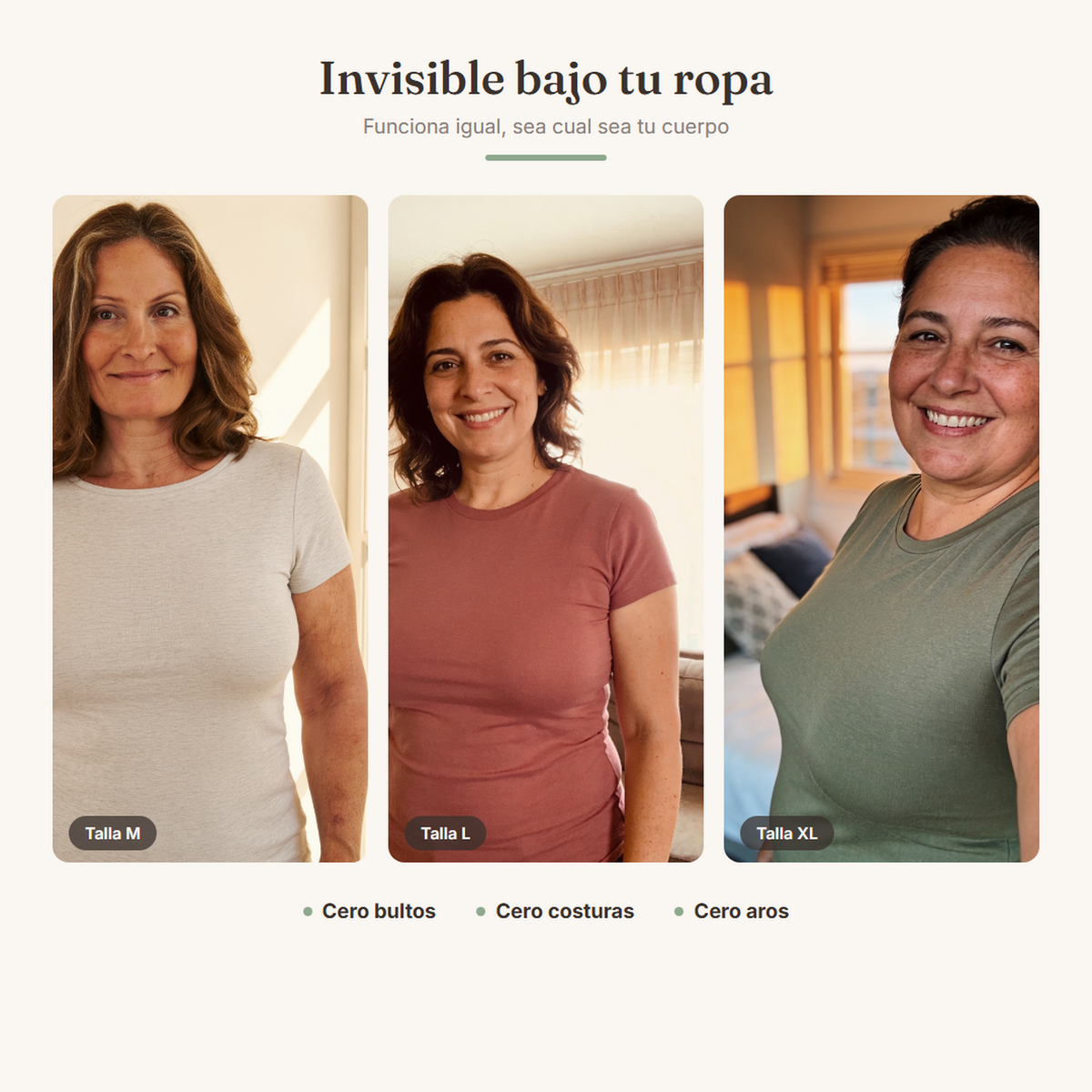 Sujetador Postural Sin Varillas